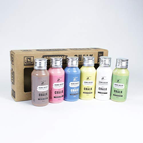 itsy-bitsy Little Birdie Home Decor Chalk Paint Kit (6Pcs X 60Ml) - Countryside | Chalk Paint for Canvas, Wood Furniture, Wall, Home Decor, Glass, Terracotta Pots | Multi Surface Paint - Image 2