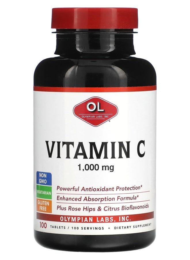 Olympian Labs Vitamin C 1000 mg 100 Tablet 