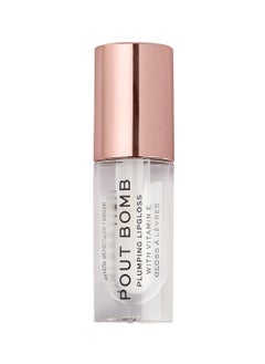 REVOLUTION Pout Bomb Plumping Gloss Glaze Clear  - Image 1