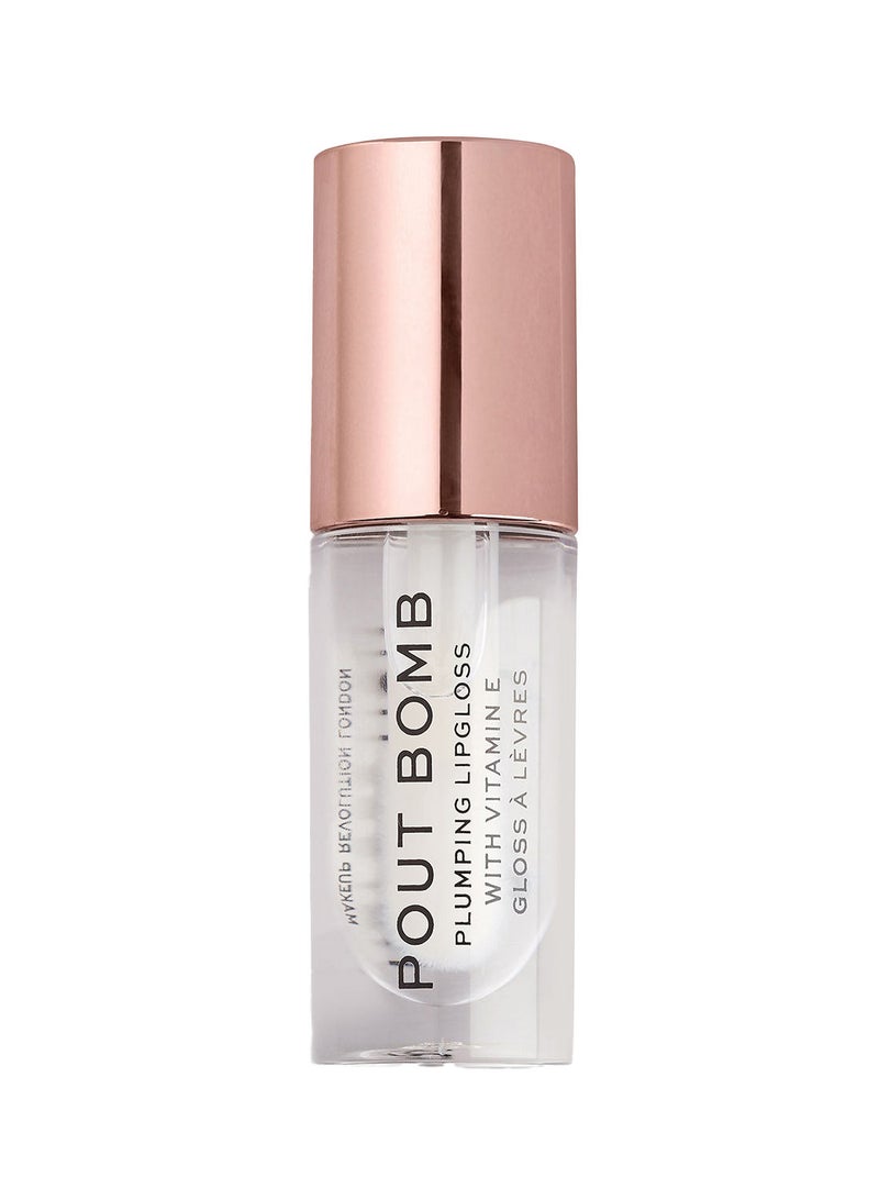 REVOLUTION ملمع شفاه شفاف لامع من Pout Bomb  - Image 1