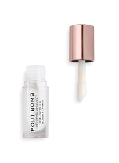 REVOLUTION Pout Bomb Plumping Gloss Glaze Clear  - Image 2