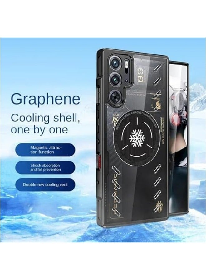 Compatible with Nubia Red Magic 9 Pro/Red Magic 9 Pro Plus Graphene Heat Dissipation Protective PC Full Cover Anti Drop Esports Casing - Image 2