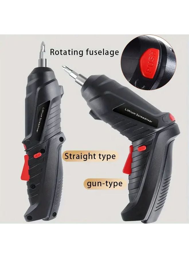 مجموعة مفك براغي كهربائي منزلي مع لقمة الحفر وكابل بيانات مجاني - Image 4