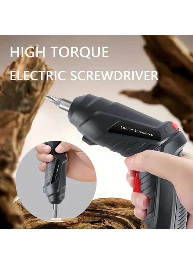 مجموعة مفك براغي كهربائي منزلي مع لقمة الحفر وكابل بيانات مجاني - Image 5