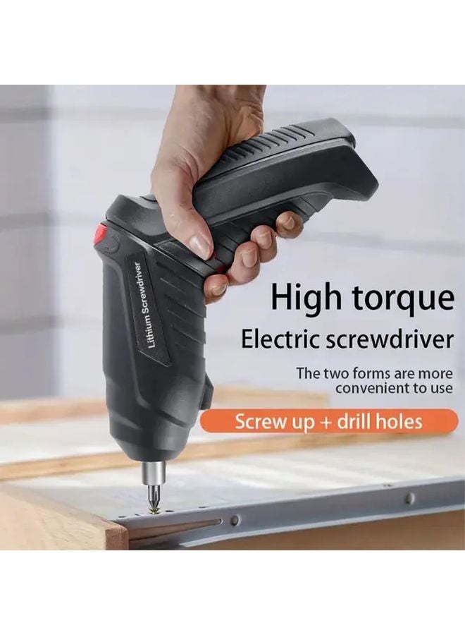 مجموعة مفك براغي كهربائي منزلي مع لقمة الحفر وكابل بيانات مجاني - Image 2