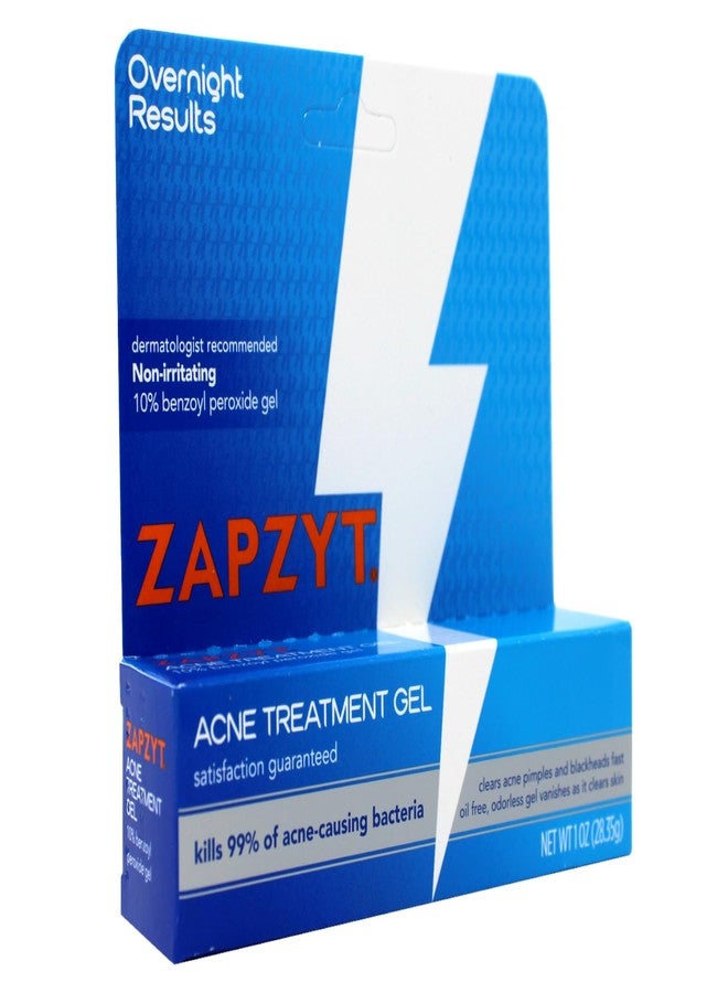 زابزيت جل زابزيت لعلاج حب الشباب، قوة قصوى، 10% بنزويل بيروكسيد، علاج موضعي لحب الشباب، 1 أونصة - Image 3