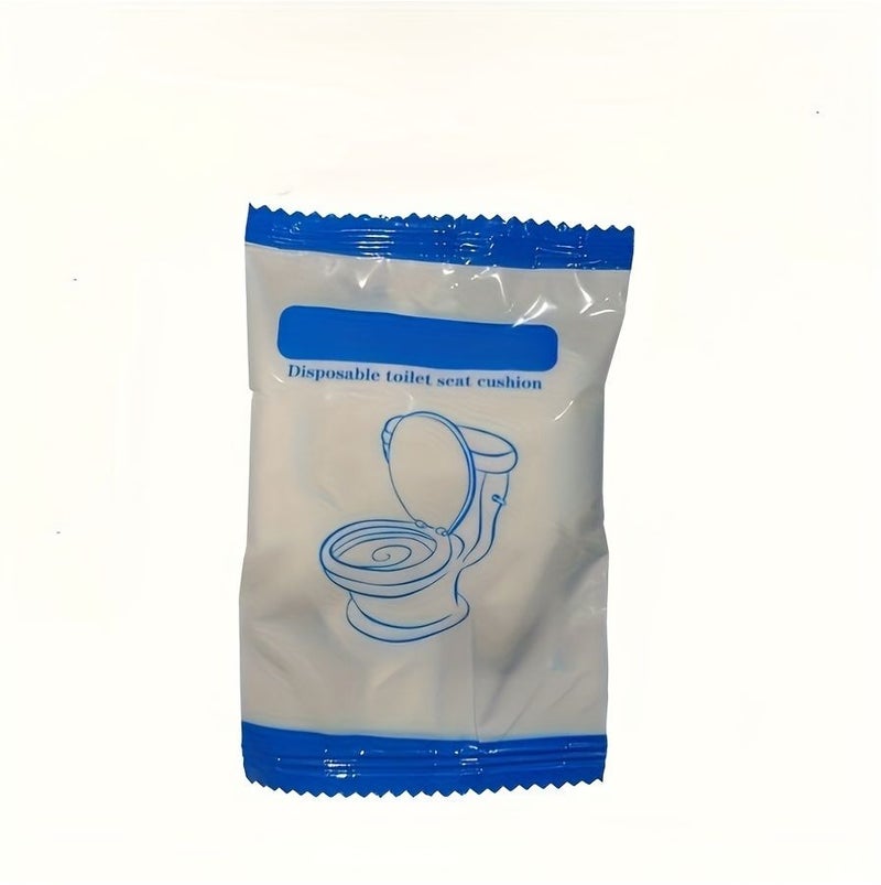 White Disposable Toilet Seat Covers 20pcs Travel Portable Hygiene Essentials - Image 5