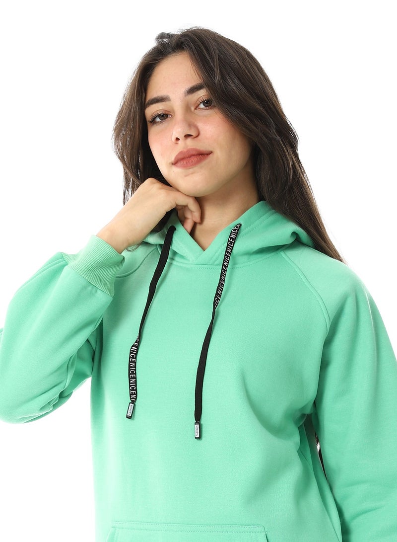 سيزار هودي حريمي مزود بفتحات من الجانبين وجيب أمامي - Image 3