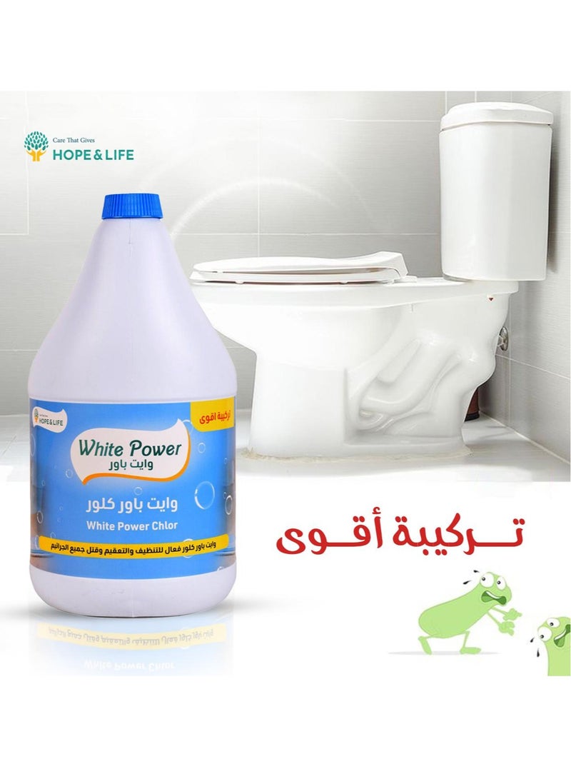 Hope And Life White Power Chlor Multi-Purpose Cleaner, Disinfectant & Germ Killer - 3.78L  - Image 1