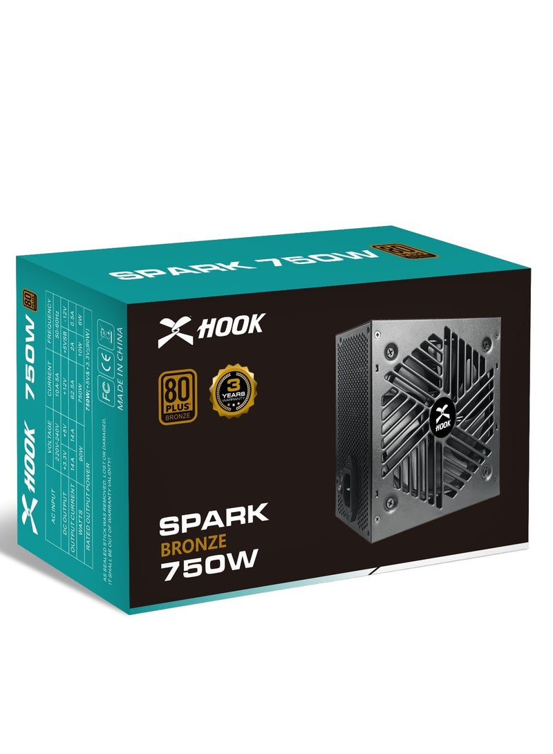 Hook Hook SPARK 750W 80+ Bronze - Power Supply - Image 2