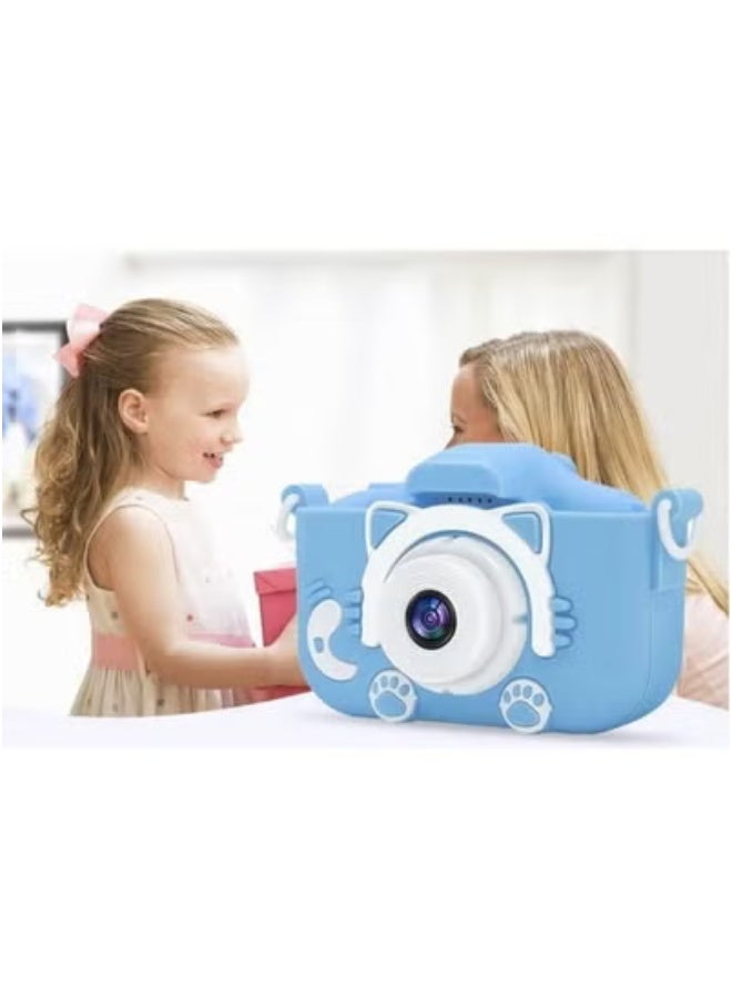 JAJEEK Kids Digital Camera for Girls and Boys | Blue Toddler Selfie Camera with Video Recording, Built-in Games & Music | Portable, Easy-to-Use Kids Camera | Perfect Birthday, Children’s Day & Holiday Gift | Durable, Safe, Educational & Fun Learning Toy for Creative Play and Memory Capture - Image 4