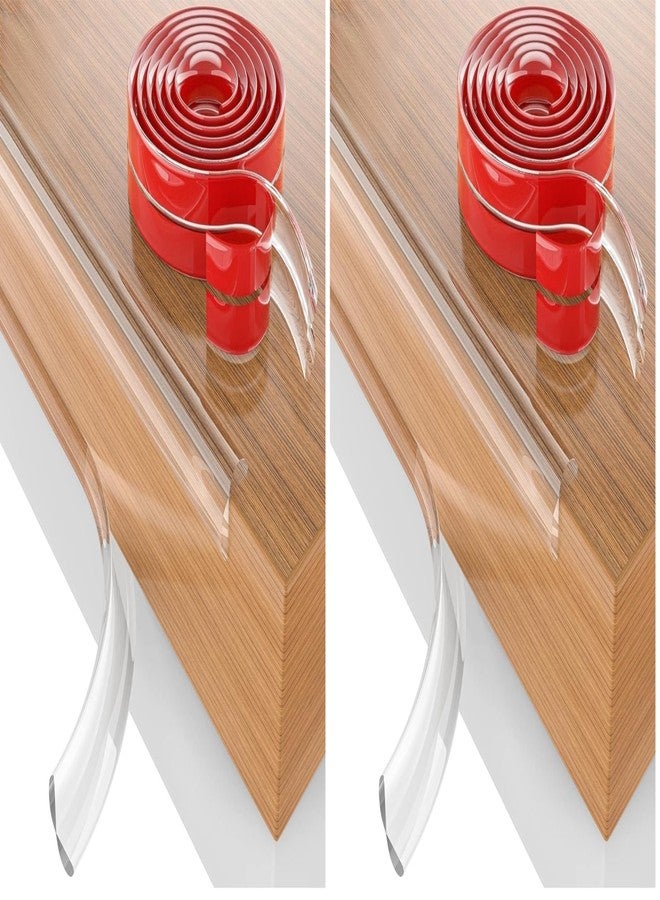 Zeccorp 5-Meter Silicone Edge Protector Strip | Baby Corner Guards for Sharp Edges | Table, Bed & Furniture Safety Protectors | Baby Proofing Corner Guards & Edge Safety for Sharp Edges (Pack of 2) - Image 1
