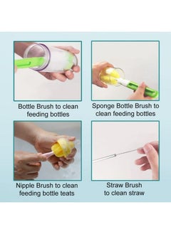 BuddsBuddy 5 In 1 Ultima Baby Feeding Bottle Nipple Straw Brush Cleaner Bb7225 (Blue)  - Image 5