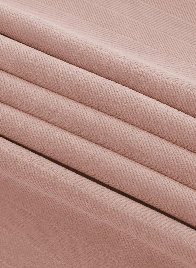 AMBERIS Bed Runner Single Layer Chenille Coral Pink, Modern Style Bed Scarves for Home Hotel Decorations (Pillowcases Sold Separately) - Image 5