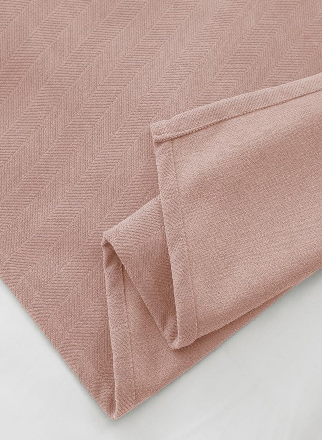 AMBERIS Bed Runner Single Layer Chenille Coral Pink, Modern Style Bed Scarves for Home Hotel Decorations (Pillowcases Sold Separately) - Image 4