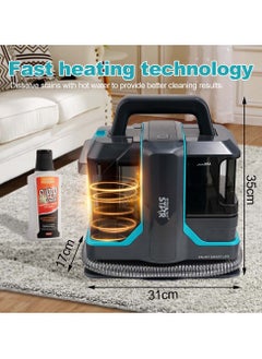 Carpet Cleaner, Fast Heating, Wired Dry & Wet Cleaner, Self-Cleaning, for Carpet/Curtain/Car Seat/Sofa Couch, 450W ST-4600 Black - pzsku/Z7D5ACE3C2E334907FE6BZ/45/_/1735108696/92788b64-af36-4fed-99af-b32411f93ad9