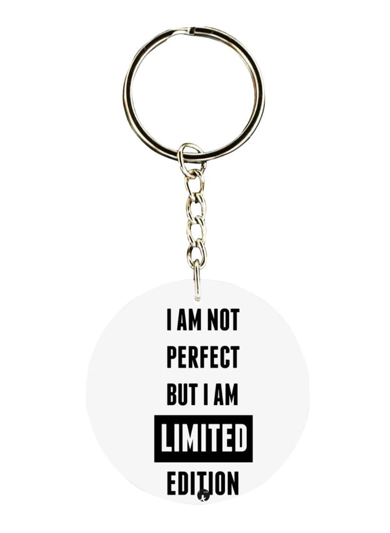 RKN Double Sided English Phrases Printed Keychain