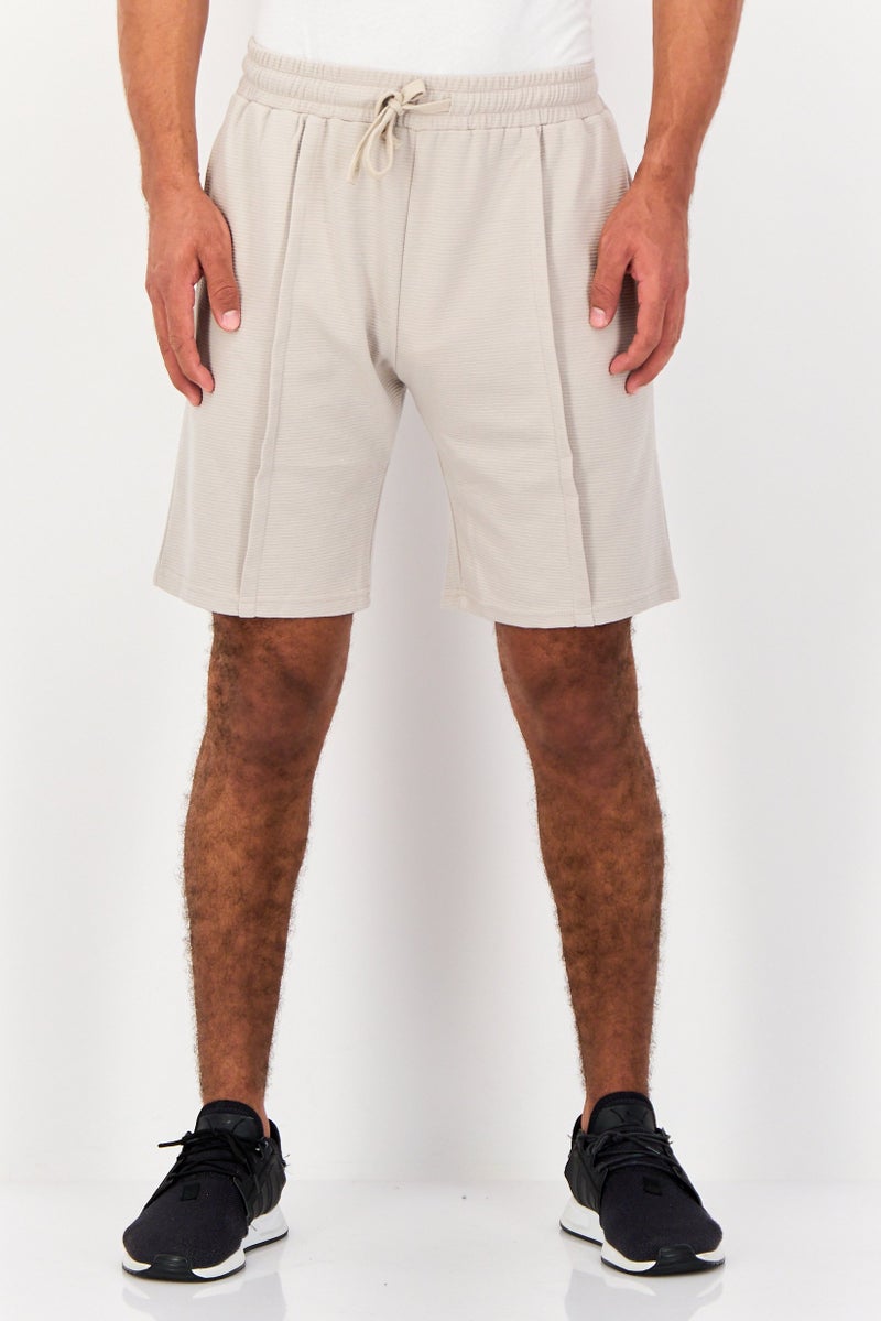 TapouT شورتات أساسية منسوجة للرجال، عاجي - Image 1