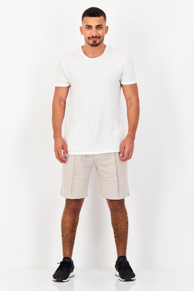 TapouT شورتات أساسية منسوجة للرجال، عاجي - Image 4