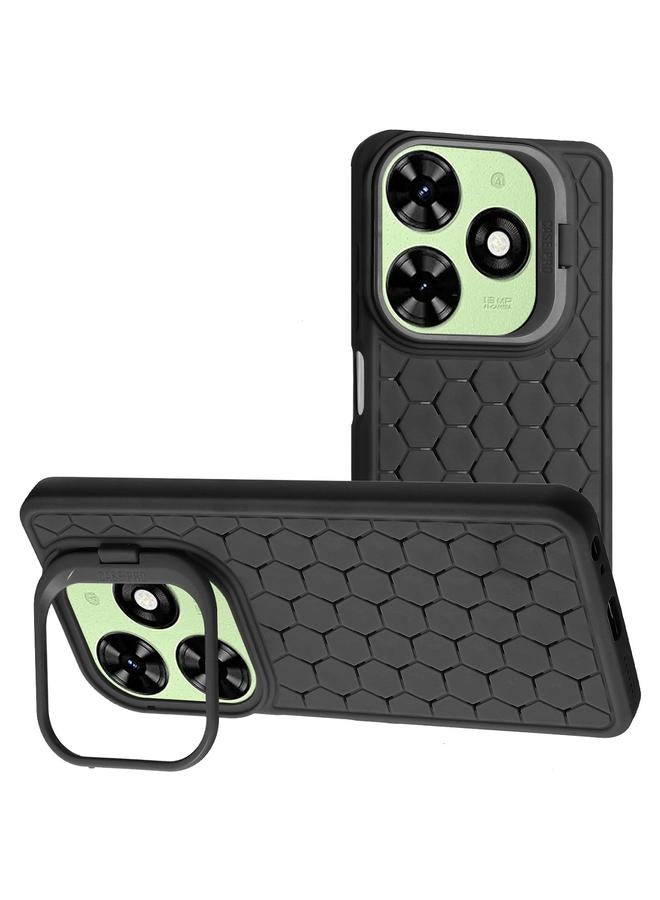 Zaboon Case For Infinix Smart 8 Honeycomb Radiating Lens Holder TPU Phone Case - Image 1