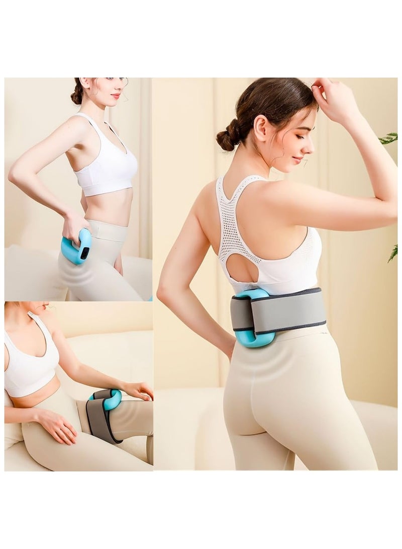 General Body Massage Ring 2-in-1 Fat Burning and Muscle Soothing 5-Level Vibration Modes Full Body Deep Tissue Massager Neck and Shoulder Arm Abdominal Waist Hip and Leg  - Image 1