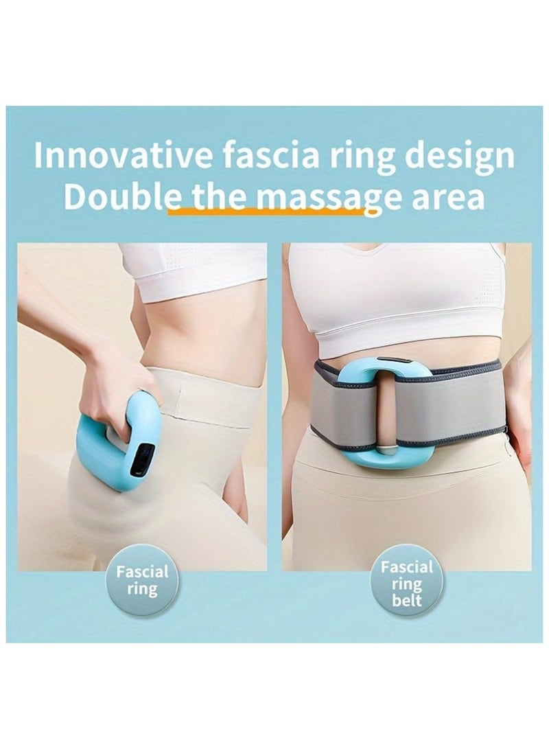 General Body Massage Ring 2-in-1 Fat Burning and Muscle Soothing 5-Level Vibration Modes Full Body Deep Tissue Massager Neck and Shoulder Arm Abdominal Waist Hip and Leg  - Image 2