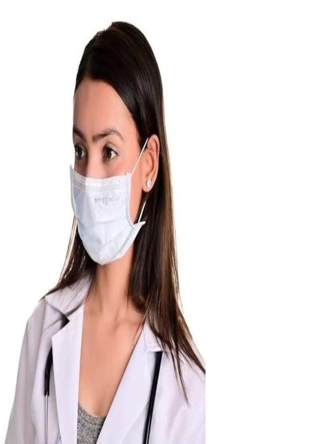 SafeShield 3 Ply Disposable Surgical Face Mask with Meltblown Filter & Nose Pin Ear Loop, BFE 99%, Pack of 50 (Buy One Get One free) - Image 5
