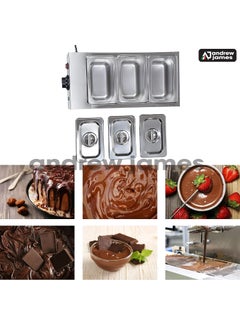 Andrew James Andrew James Chocolate Melter 1+1+1 Liters Triple Pot  - Image 4