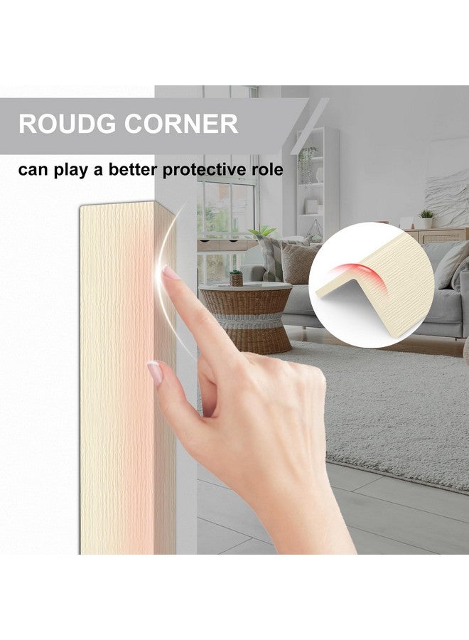 AGHITG حامي زوايا الجدران AGHITG، 4 قطع لحماية زوايا الجدران، 36 بوصة (طول) × 1-5/8 بوصة (عرض) حامي زوايا للجدران وسلامة الأطفال، يمنع خدش الجدار بواسطة الحيوانات الأليفة. - Image 2