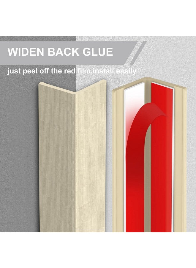 AGHITG حامي زوايا الجدران AGHITG، 4 قطع لحماية زوايا الجدران، 36 بوصة (طول) × 1-5/8 بوصة (عرض) حامي زوايا للجدران وسلامة الأطفال، يمنع خدش الجدار بواسطة الحيوانات الأليفة. - Image 3