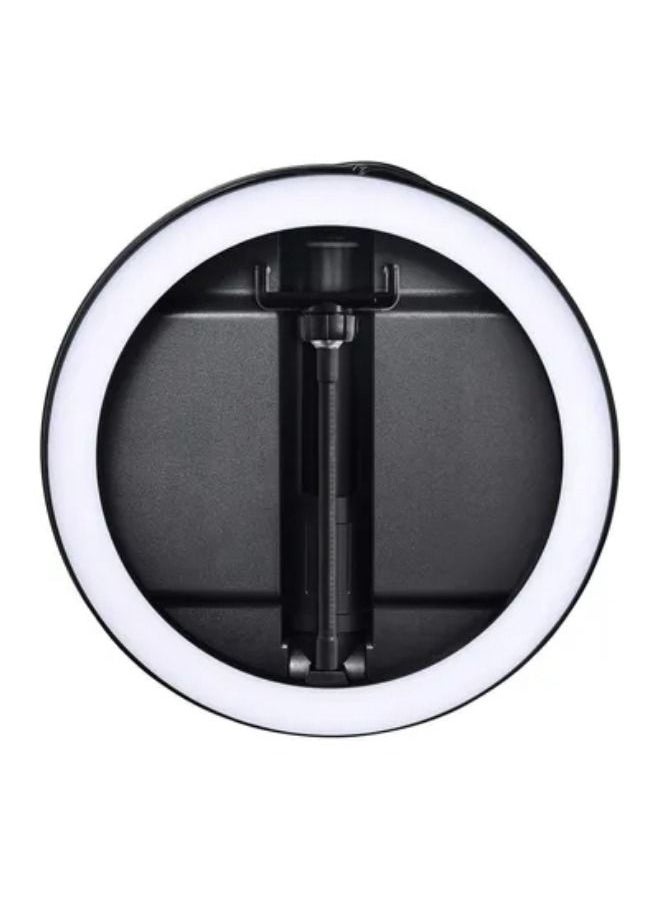 SHOPI - 10 inch Ring Light LED Circle Lights with Phone Holder for Selfie Camera Photography Makeup Video Live Streaming - Image 1