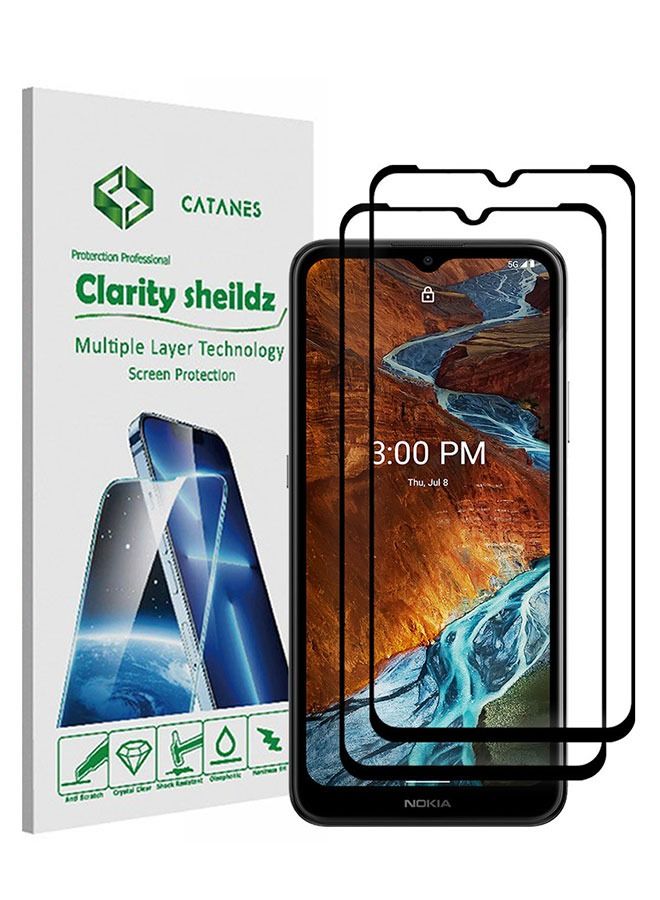 CATANES 2 Pack For Nokia G300 Tempered Glass Screen Protector Full Glue Back - Image 1