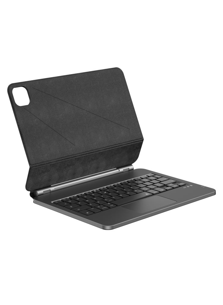 WIWU MK-003 For iPad Pro 11 (2024) Bluetooth-compatible Keyboard Case PU Protective Cover Backlit Magic Keyboard - Image 2