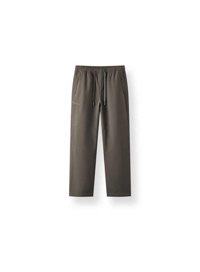 Semir Casual Pants For Men, Fleece-lined Triple-protection Outdoor Trousers, Winter  Straight-leg Pants With Elastic Waist, Versatile Style 109725127102 - Image 3