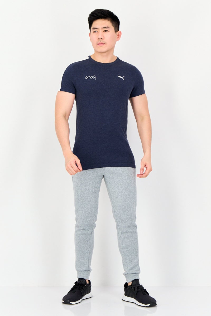 PUMA Men Sportswear Fit Short Sleeve Outdoor T Shirt, Navy - Image 3
