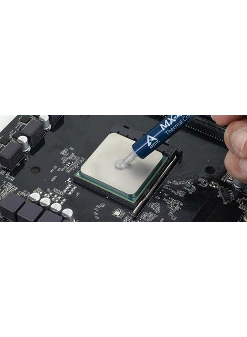 MX-4 Thermal Paste 2019 Edition – High Performance Carbon-Based Thermal Compound for CPU/GPU Coolers – 4g Tube – Long-Lasting - Image 2