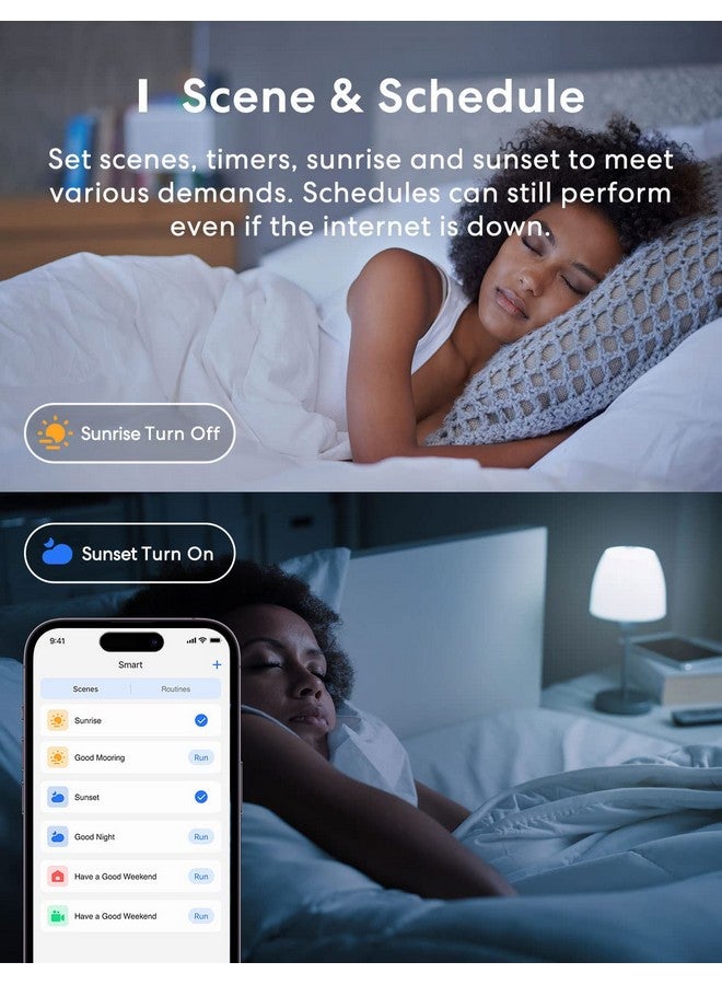 meross meross Smart Light Bulb, Smart WiFi LED Bulbs Compatible with Apple HomeKit, Siri, Alexa, Google Assistant and SmartThings, Dimmable E26 Multicolor 2700K-6500K RGB, 810 Lumens 60W Equivalent  - Image 3