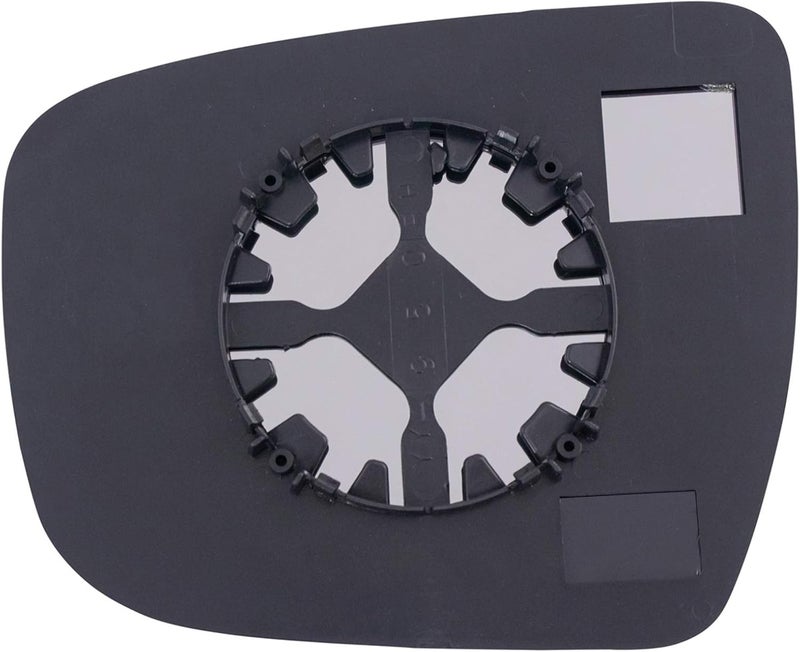 TRQ Passenger Side Mirror Glass with Backing Plate Non-Heated Snap On Compatible with 2014-2019 Nissan Rogue 2015-2023 Nissan Murano 2017-2019 Nissan Pathfinder NI1325119 - Image 4