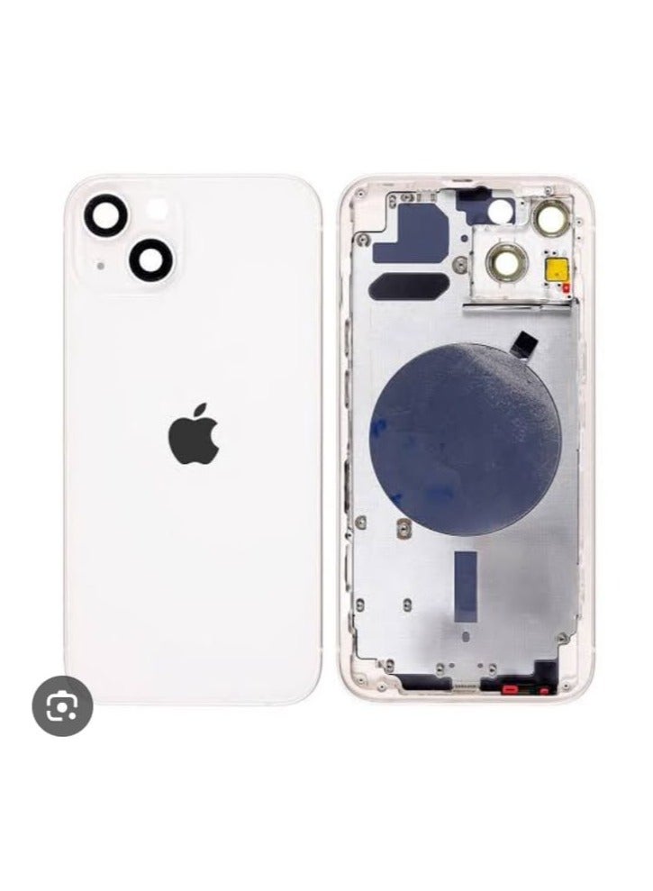Replacement Mid-Frame housing Cover for iphone 13 Mini White