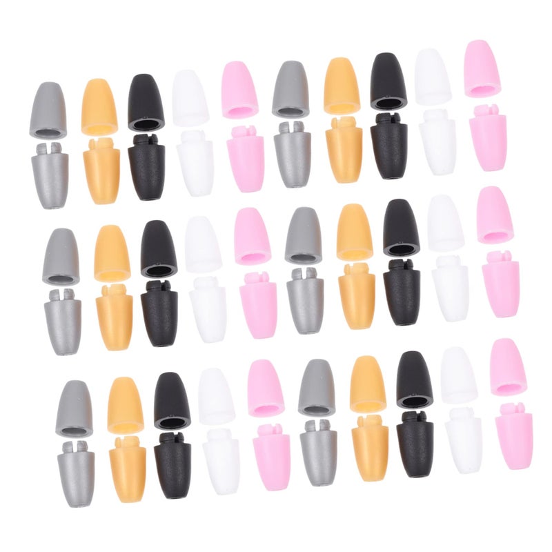 50 Pcs Black Plastic Breakaway Clasps for DIY Jewelry Necklaces Bracelets and Lanyards - Image 2