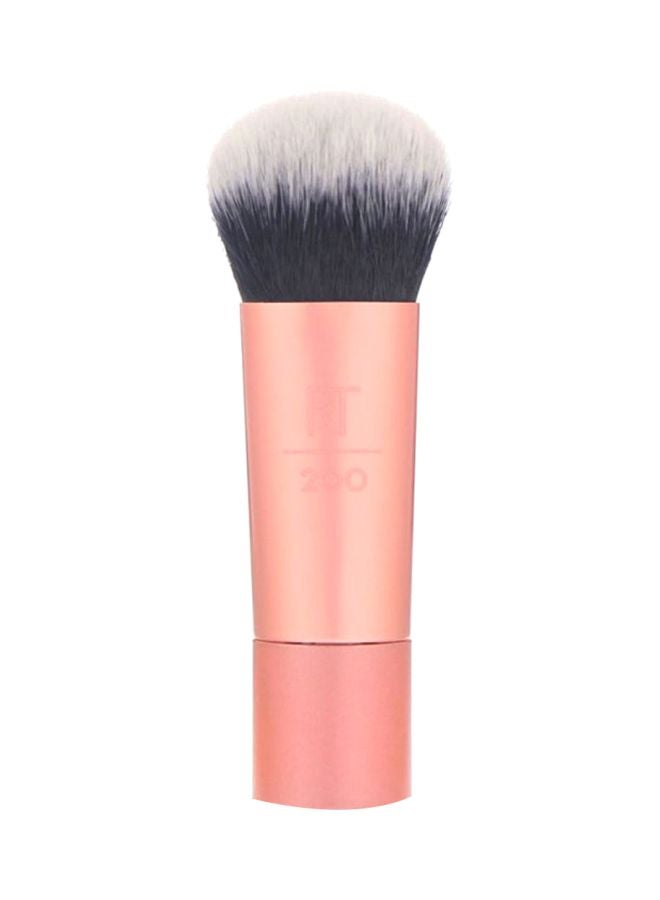 REAL TECHNIQUES Mini Expert Face Brush For Foundation Rose Gold/Black/White - Image 1
