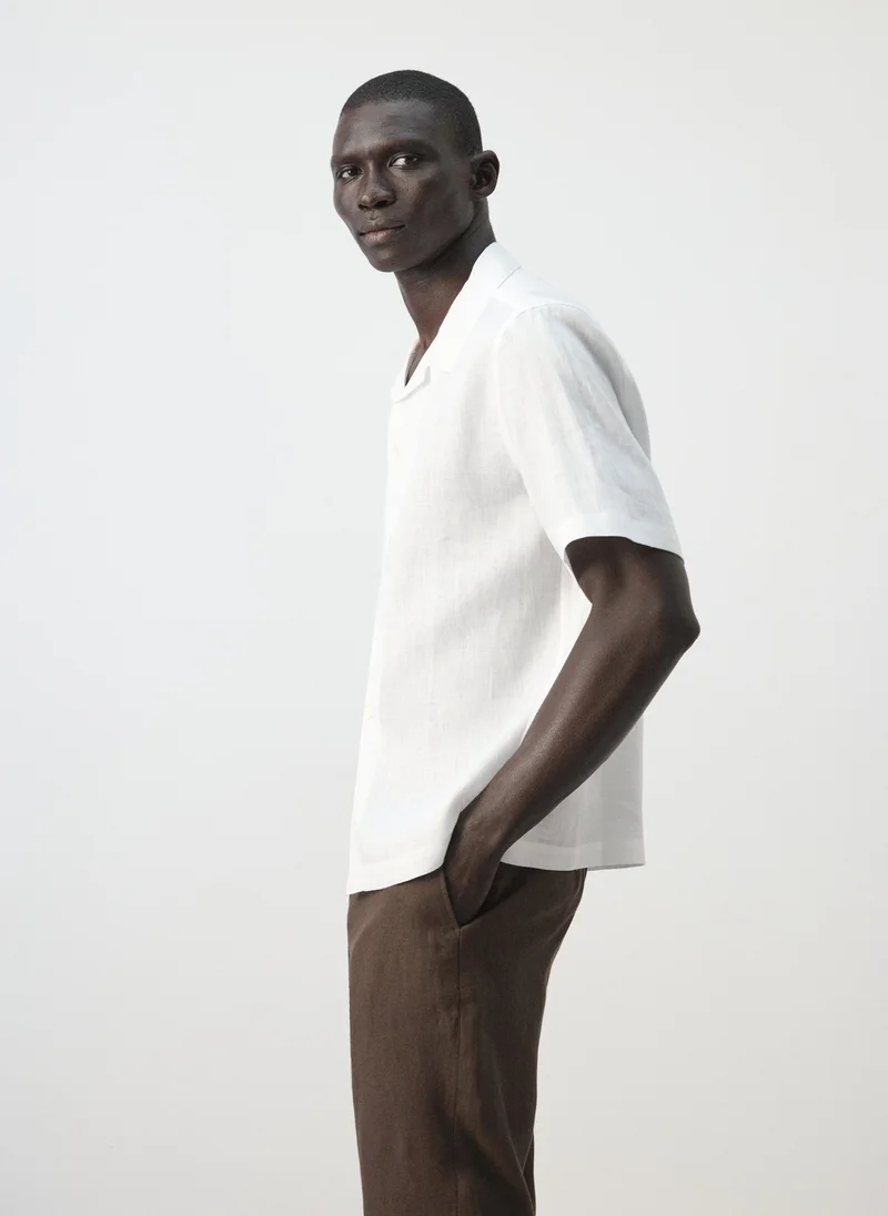 Mango Man 01-BLANCO Shirt Ants for Men | Best Price UAE