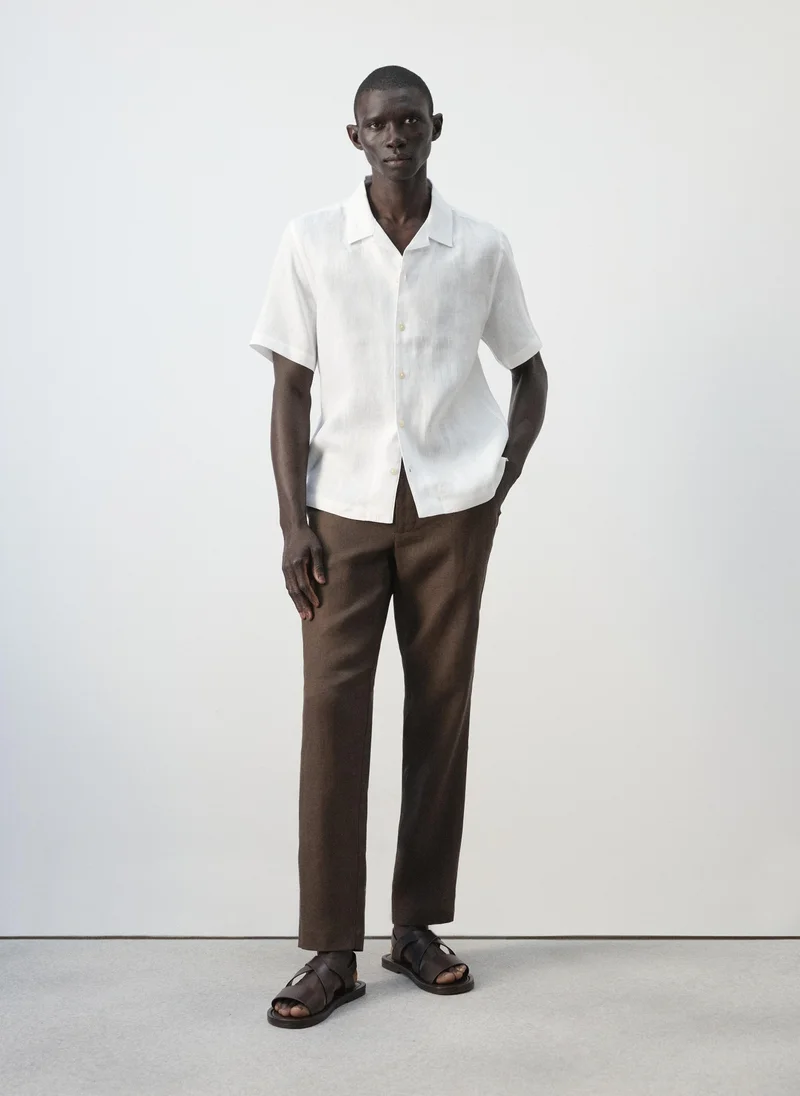 Mango Man 01-BLANCO Shirt Ants for Men | Best Price UAE