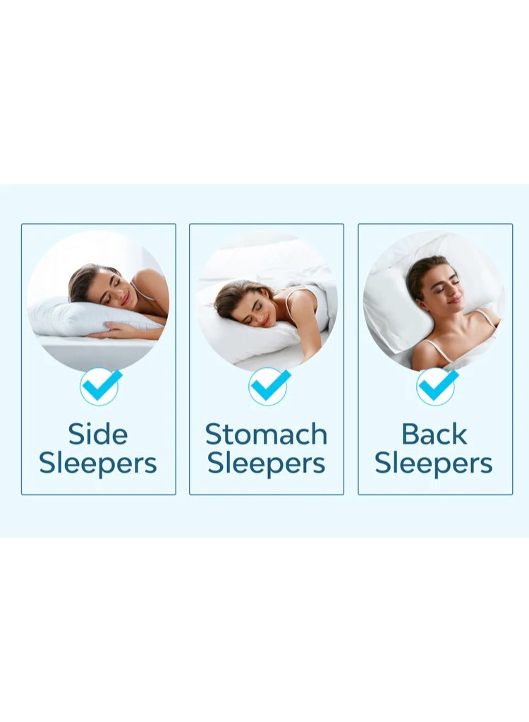 MEDIFLOW Elite Travel Mediflow Water Pillow | Hypoallergenic Fiber & Adjustable Neck Support - Image 4