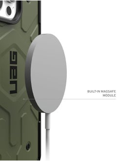 Urban Armor Gear UAG Pathfinder MagSafe for iPhone 16 Pro Max Case Cover [18 Feet Drop tested]  - Olive Drab  - Image 5