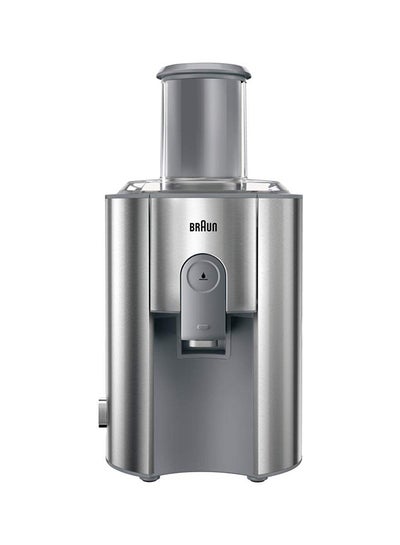 BRAUN Juicer, Multi Quick 7, 2L Pulp Container, Anti Drip System, 2 Speeds, 1000 W J700 Grey