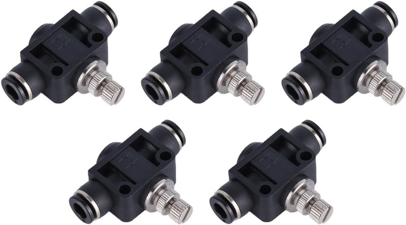 Pneumatic Throttle Valve PVC Compression Connection Accessories for Automation Equipment (Tracheal outer diameter 6mm) - Image 4
