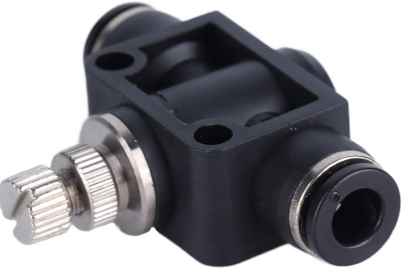 Pneumatic Throttle Valve PVC Compression Connection Accessories for Automation Equipment (Tracheal outer diameter 6mm) - Image 3