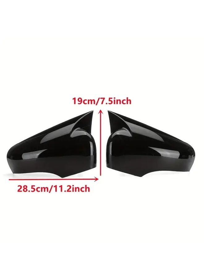 Carbon Look Side Mirror Cover Caps For Renault Clio IV Zoe Captur 2012 2019 - Image 2