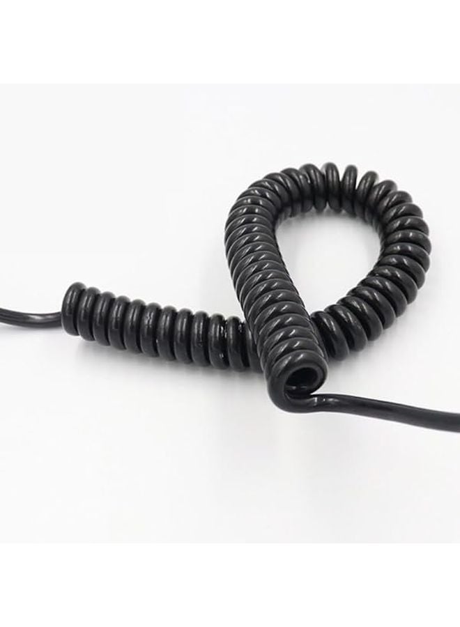 كابل حلزوني قابل للسحب 2 نواة 22AWG سلك زنبركي حلزوني قابل للتمديد 6 متر سلك تلسكوبي - Image 5